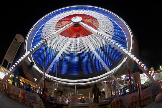 You can ride the ferris wheel.