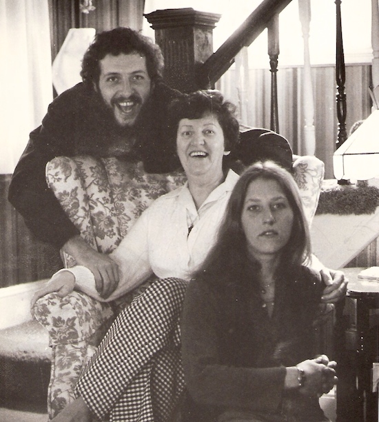 Me, Mom, and sister Cheryl, around 1976.