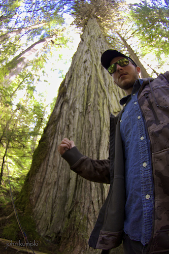 The photo doesn't begin to do justice to one of the biggest trees I've eve seen.