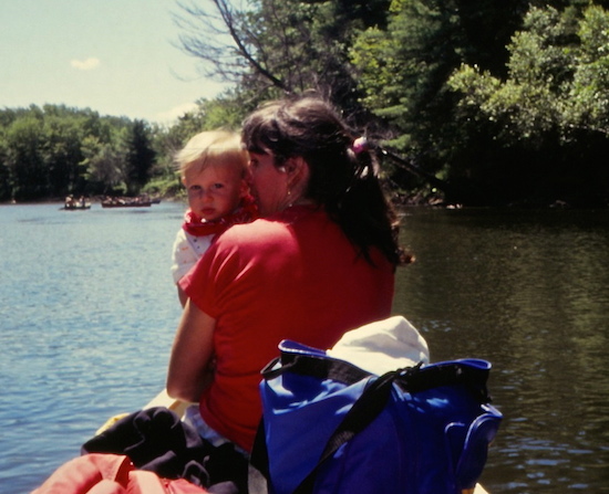 Alex and Susan, Saco River, Maine.