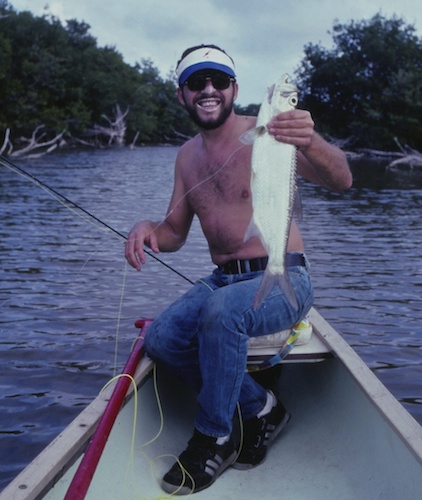 My first tarpon, Bear Lake, Everglades National Park.