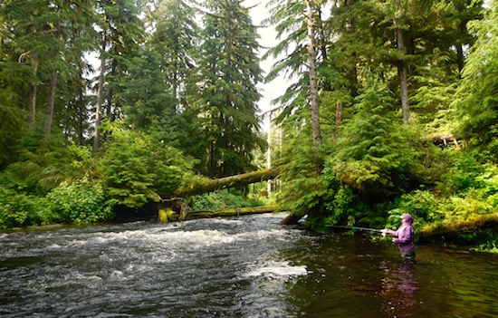 Fishing at the Cable Hole.