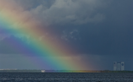 Same rainbow, different lens.