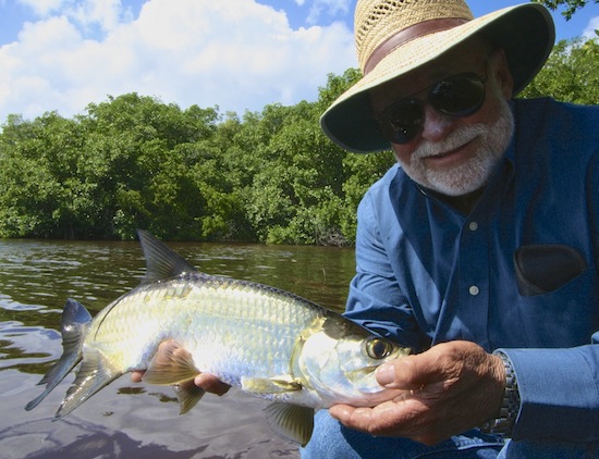 fly fishing for baby tarpon