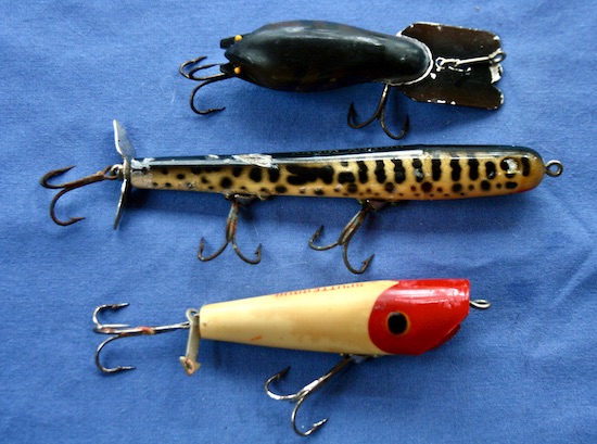 Saltwater Wooden Vintage Fishing Lures for sale